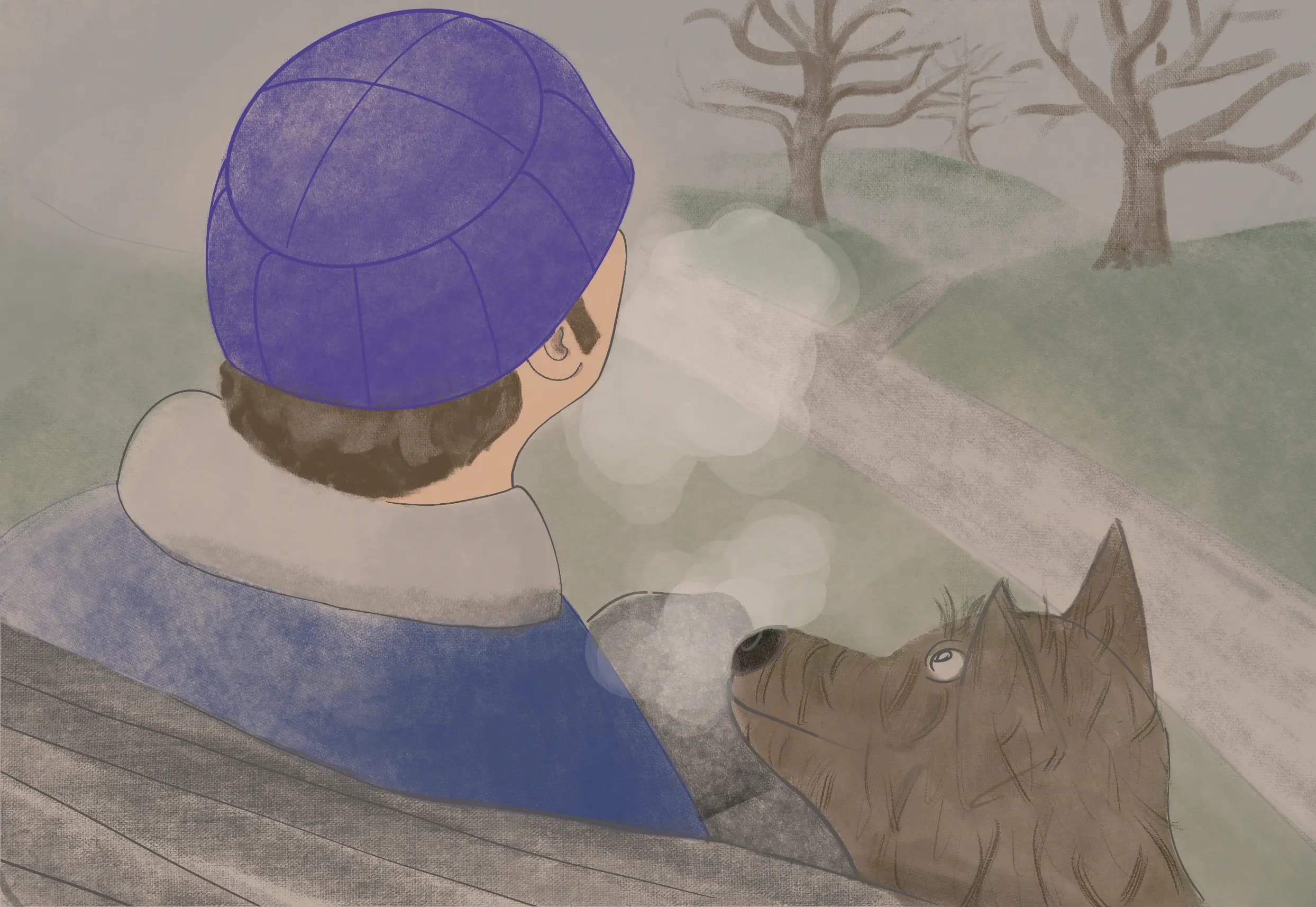 Hund og meg illustration